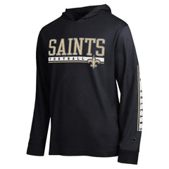 New Orleans Saints Champion All Star Hoodie T-Shirt - Black Hoodies