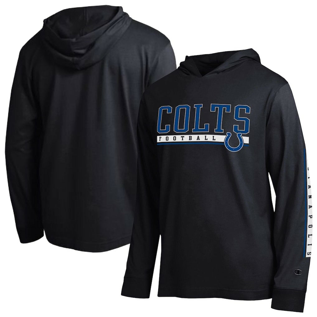 Indianapolis Colts Champion All Star Hoodie T-Shirt - Black Hoodies