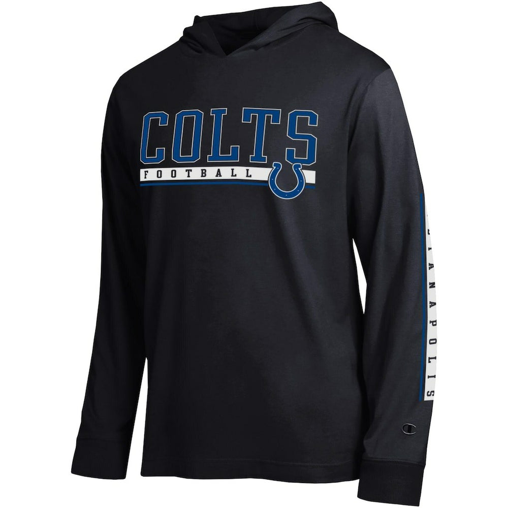 Indianapolis Colts Champion All Star Hoodie T-Shirt - Black Hoodies