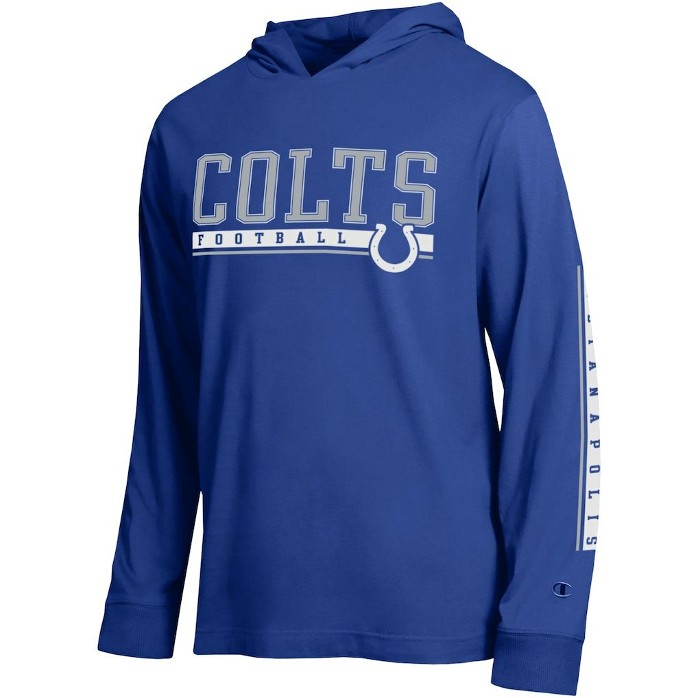 Indianapolis Colts Champion All Star Hoodie T-Shirt - Royal Hoodies