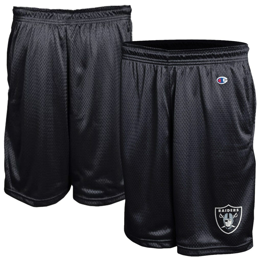 Las Vegas Raiders Champion Classic Mesh Shorts - Black Shorts