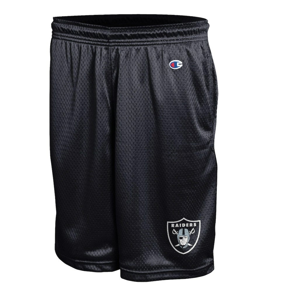 Las Vegas Raiders Champion Classic Mesh Shorts - Black Shorts