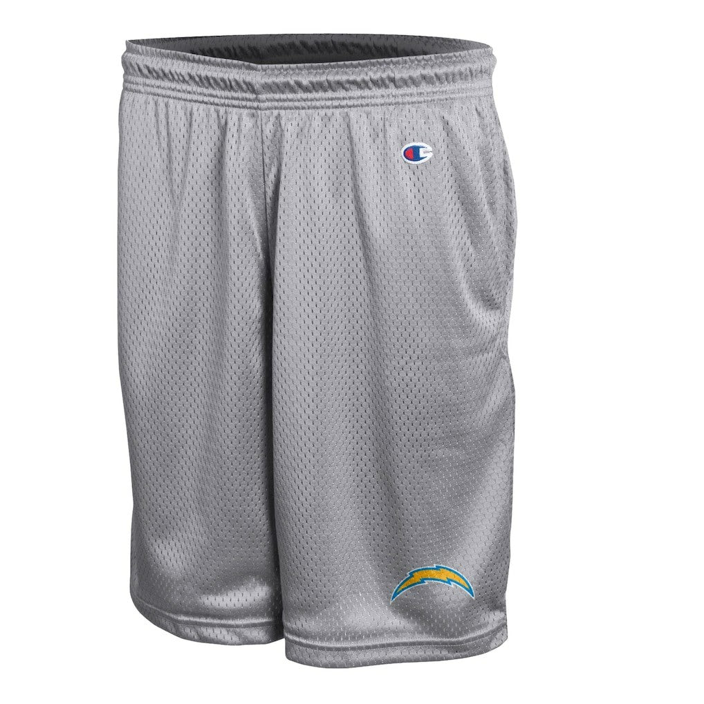 Los Angeles Chargers Champion Classic Mesh Shorts - Gray Shorts