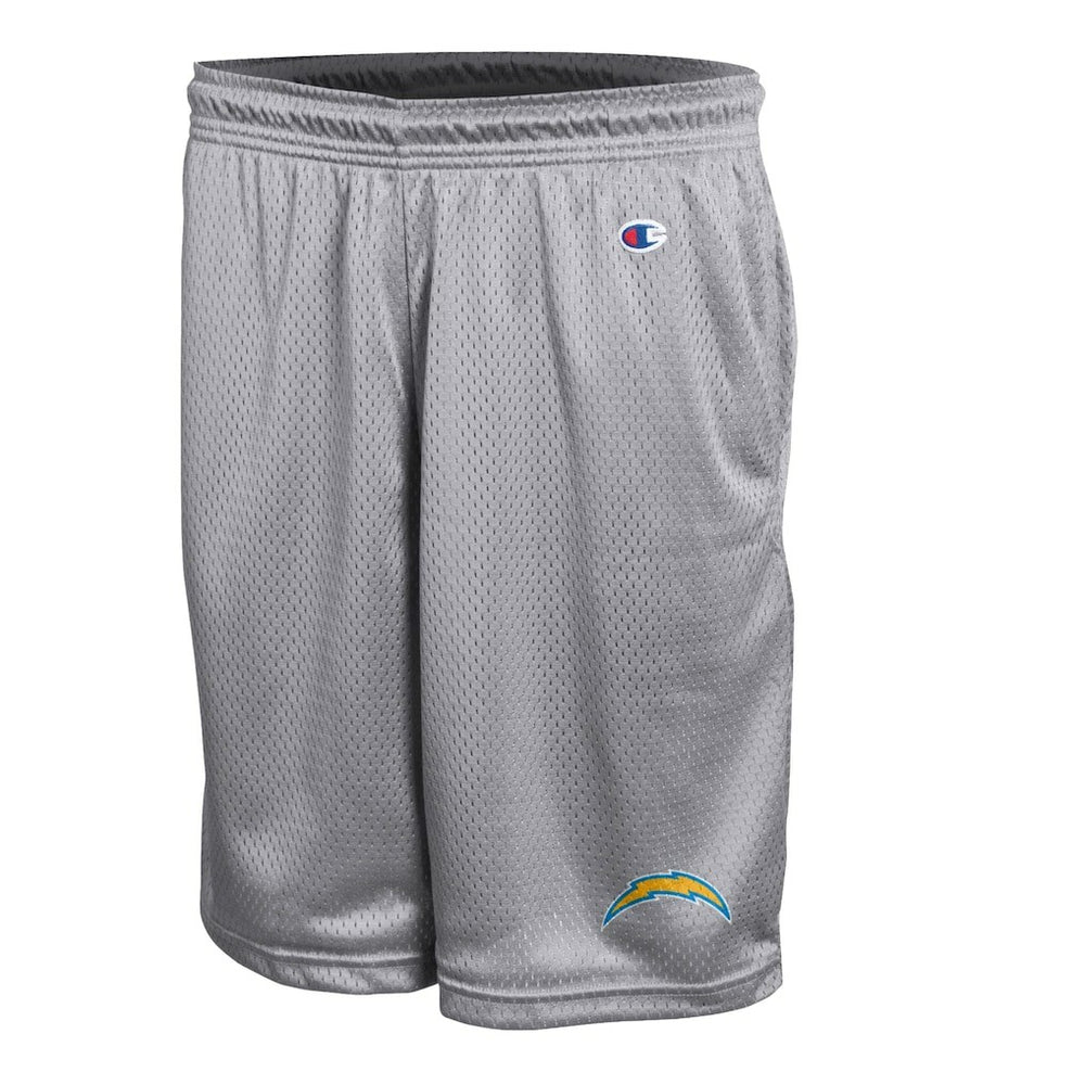Los Angeles Chargers Champion Classic Mesh Shorts - Gray Shorts