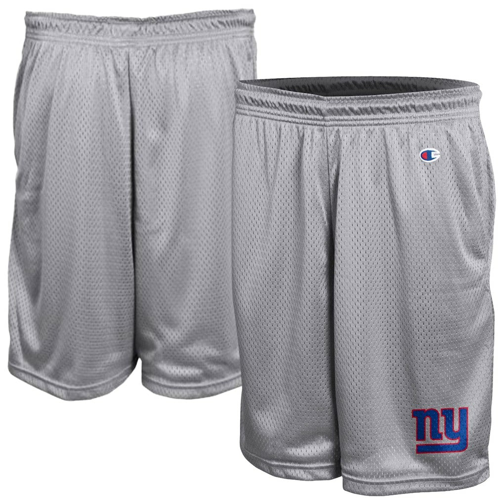 New York Giants Champion Classic Mesh Shorts - Gray Shorts