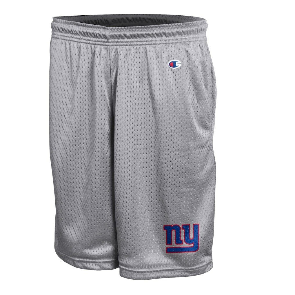 New York Giants Champion Classic Mesh Shorts - Gray Shorts