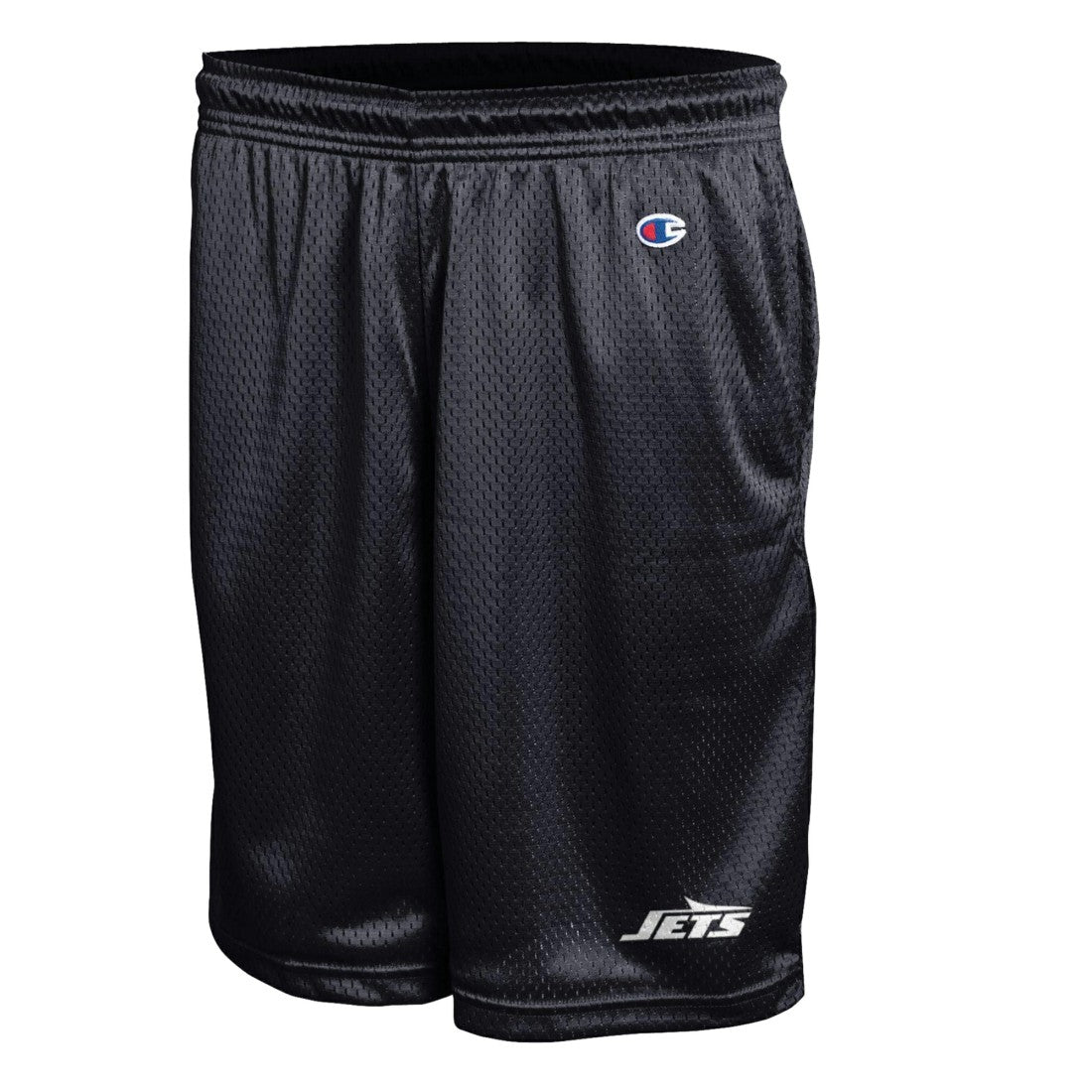 New York Jets Champion Classic Mesh Shorts - Black Shorts
