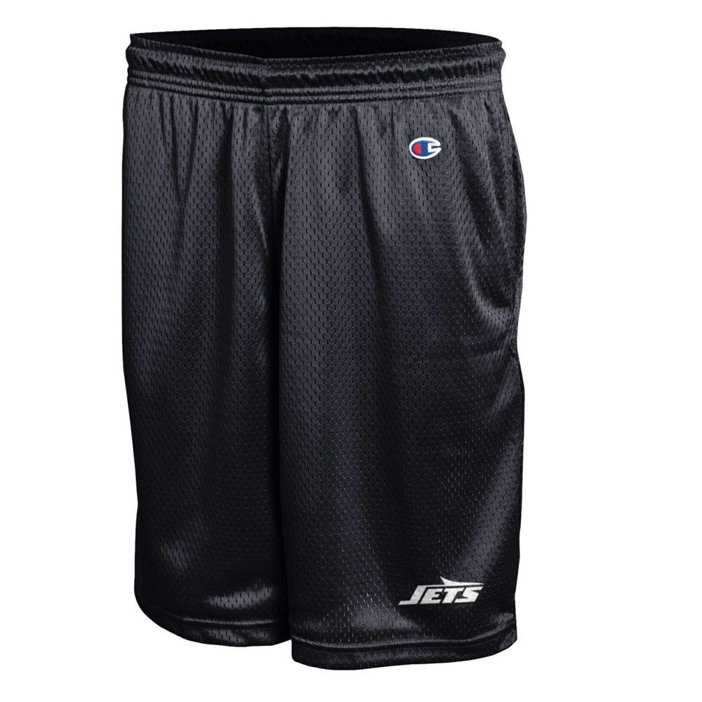 New York Jets Champion Classic Mesh Shorts - Black Shorts