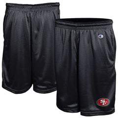 San Francisco 49ers Champion Classic Mesh Shorts - Black Shorts