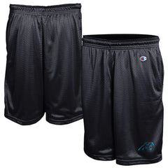 Carolina Panthers Champion Classic Mesh Shorts - Black Shorts