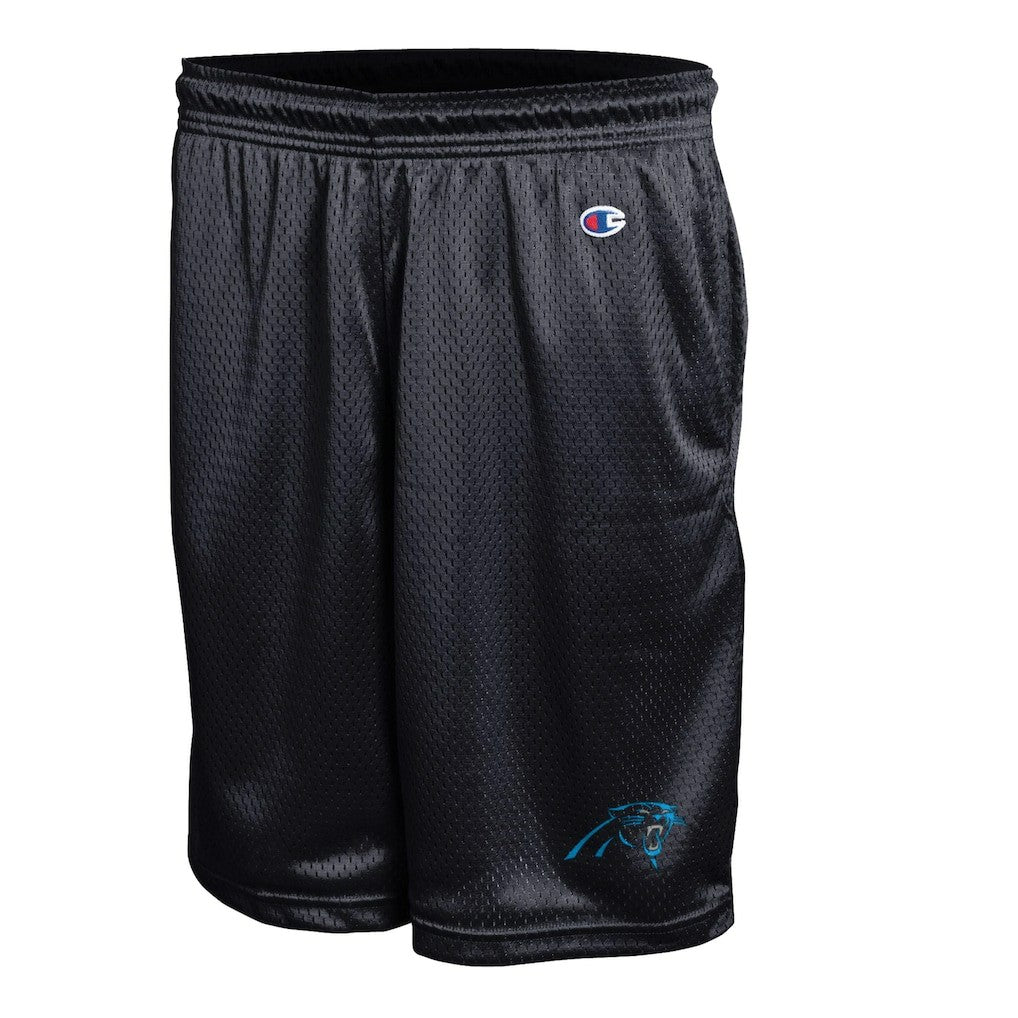 Carolina Panthers Champion Classic Mesh Shorts - Black Shorts
