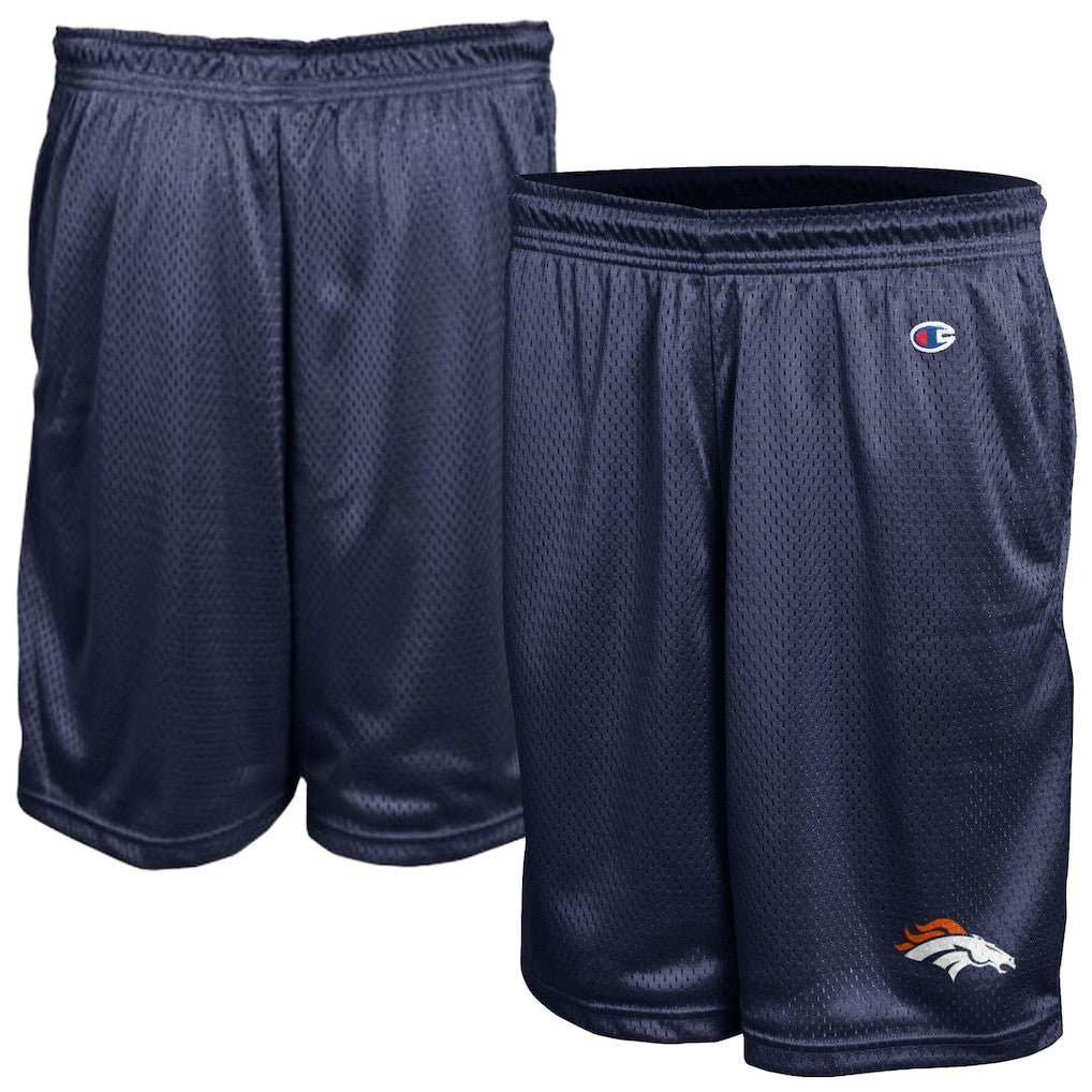 Denver Broncos Champion Classic Mesh Shorts - Navy Shorts