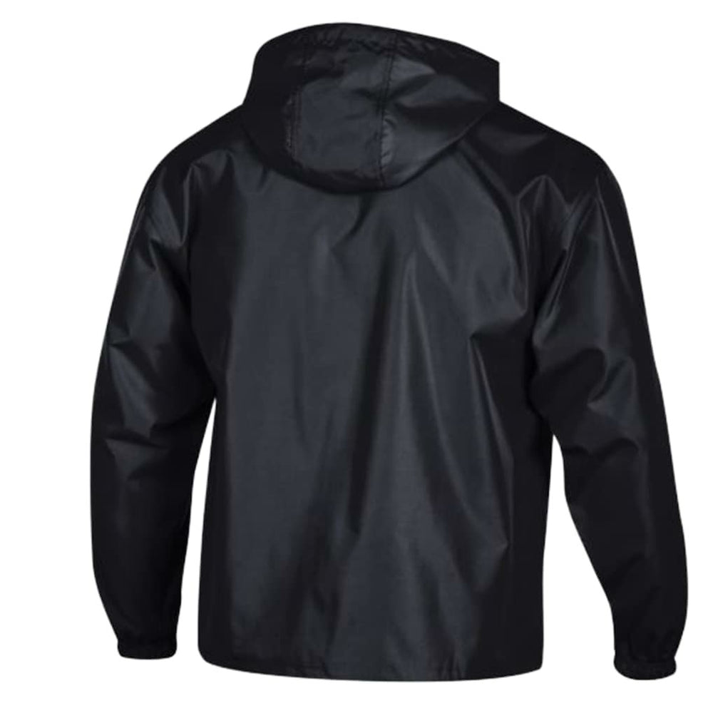 New Orleans Saints Champion Packable Windbreaker Half-Zip Jacket - Black Jackets