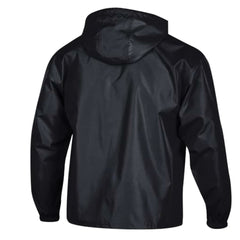 New Orleans Saints Champion Packable Windbreaker Half-Zip Jacket - Black Jackets