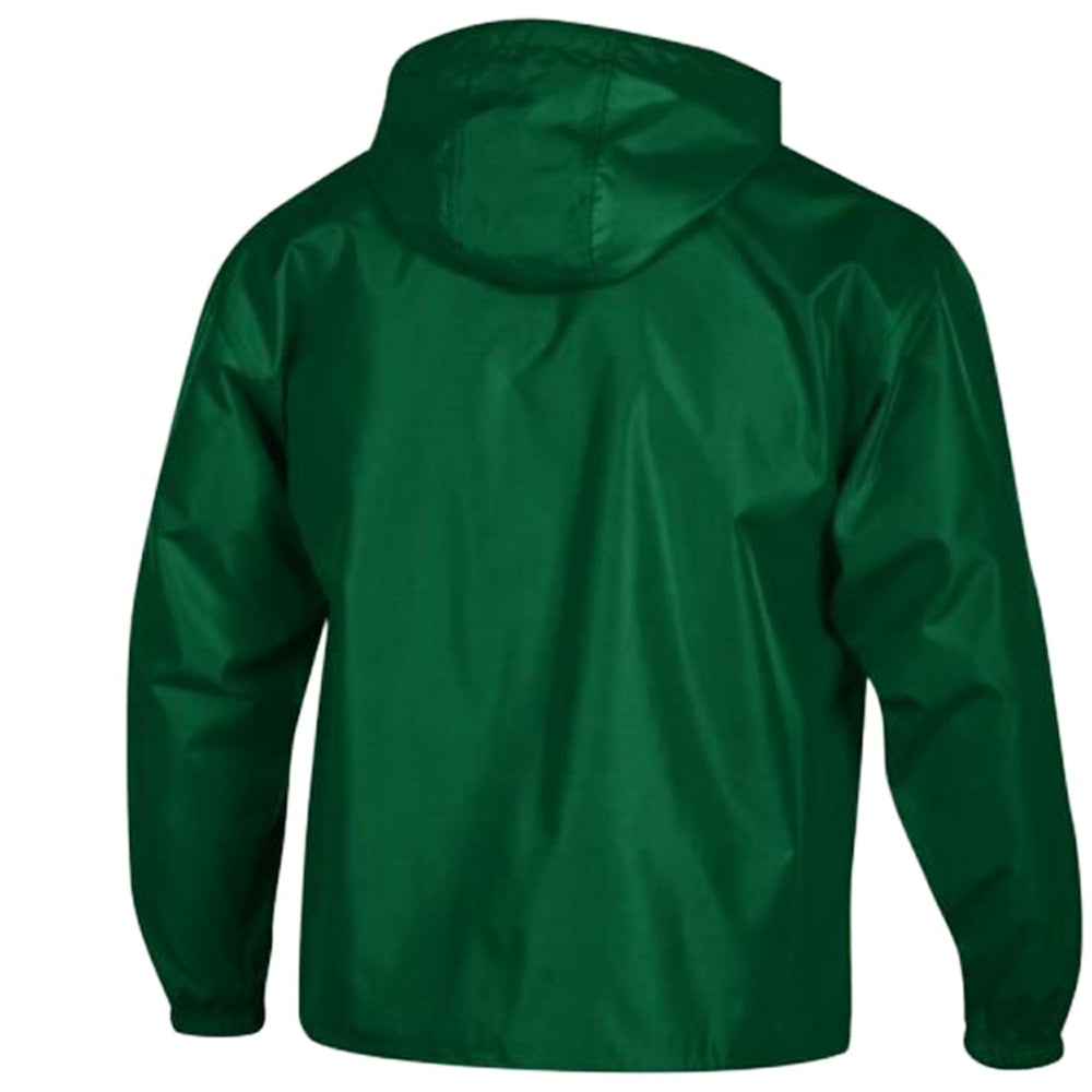 New York Jets Champion Packable Windbreaker Half-Zip Jacket - Green Jackets