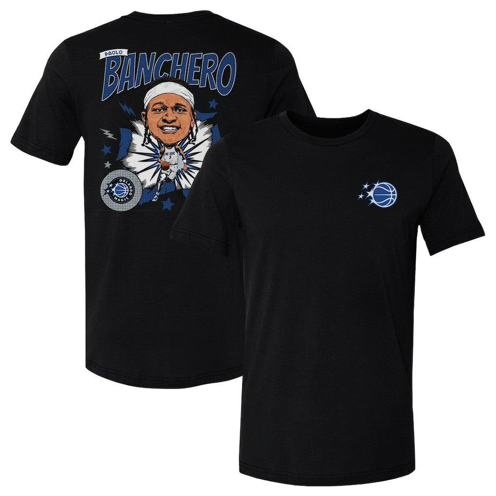 Paolo Banchero Orlando Magic 500 Level Caricature T-Shirt Black outlet