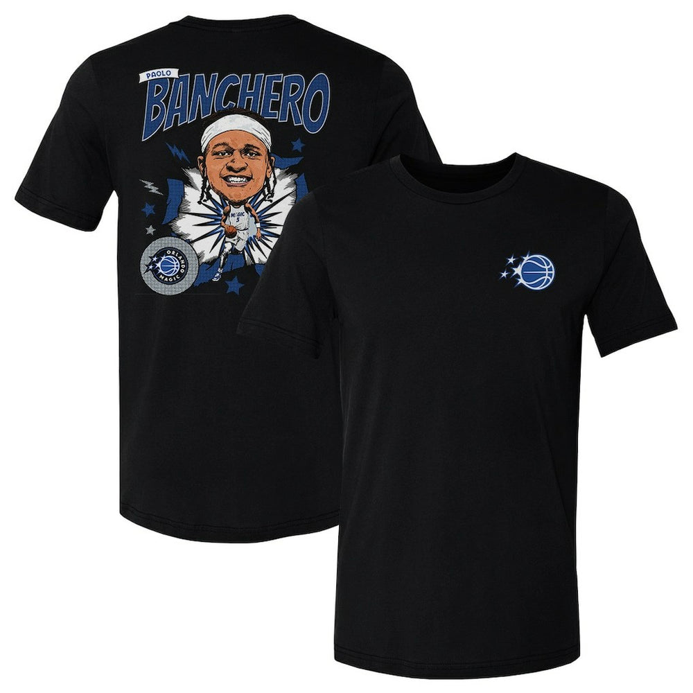 Paolo Banchero Orlando Magic 500 Level Caricature T-Shirt Black outlet