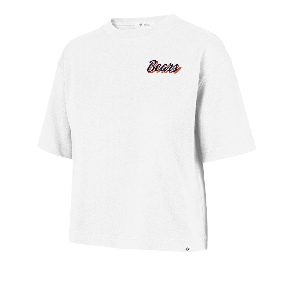 Chicago Bears '47 Women's Collage Script Reed City T-Shirt - White T-shirts