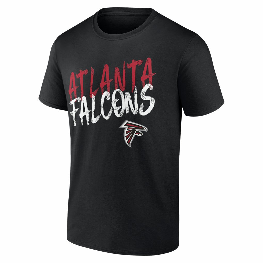 Atlanta Falcons Hustle Personalized Name & Number T-Shirt - Black T-shirts