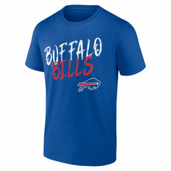 Buffalo Bills Hustle Personalized Name & Number T-Shirt - Royal T-shirts