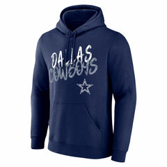 Dallas Cowboys Hustle Personalized Name & Number Hoodie - Navy Hoodies