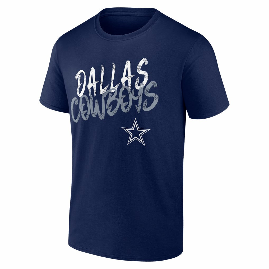 Dallas Cowboys Hustle Personalized Name & Number T-Shirt - Navy T-shirts