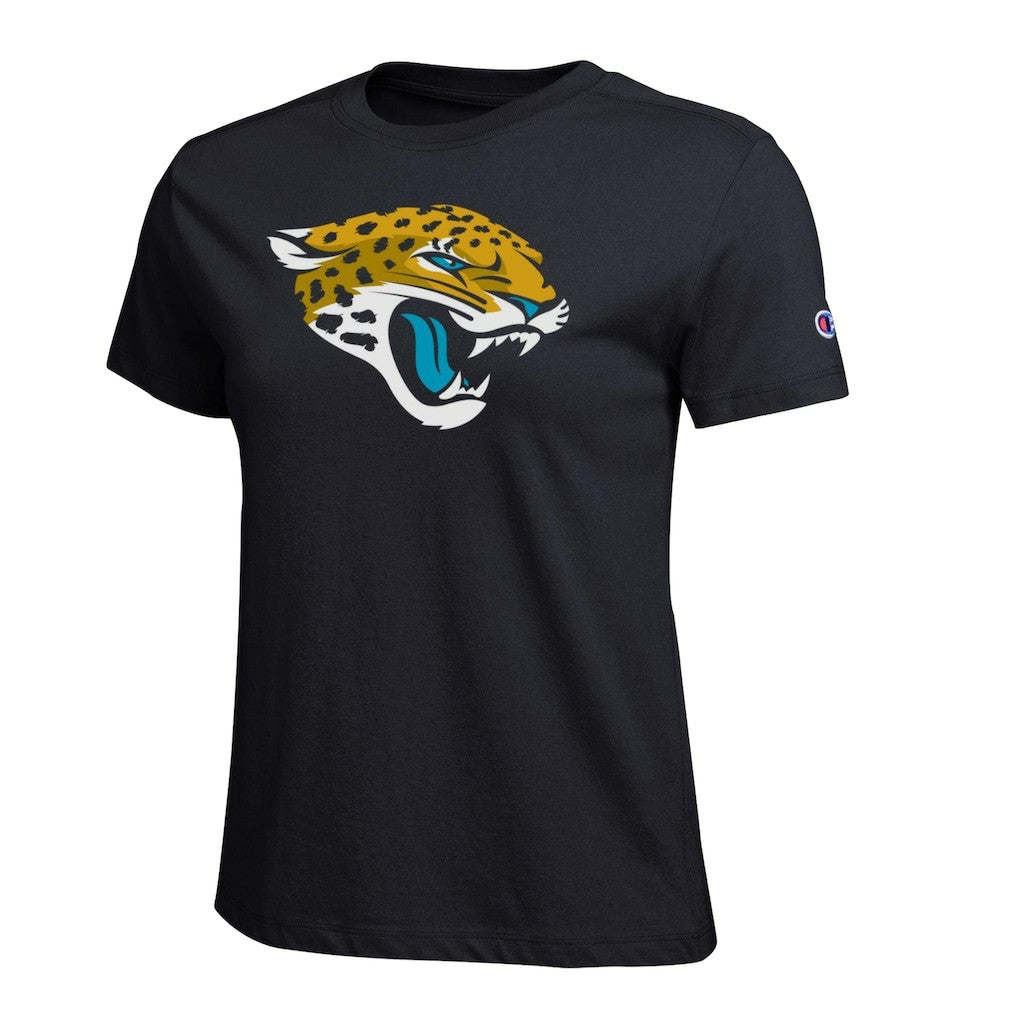 Jacksonville Jaguars Champion Women's Logo T-Shirt - Black T-shirts