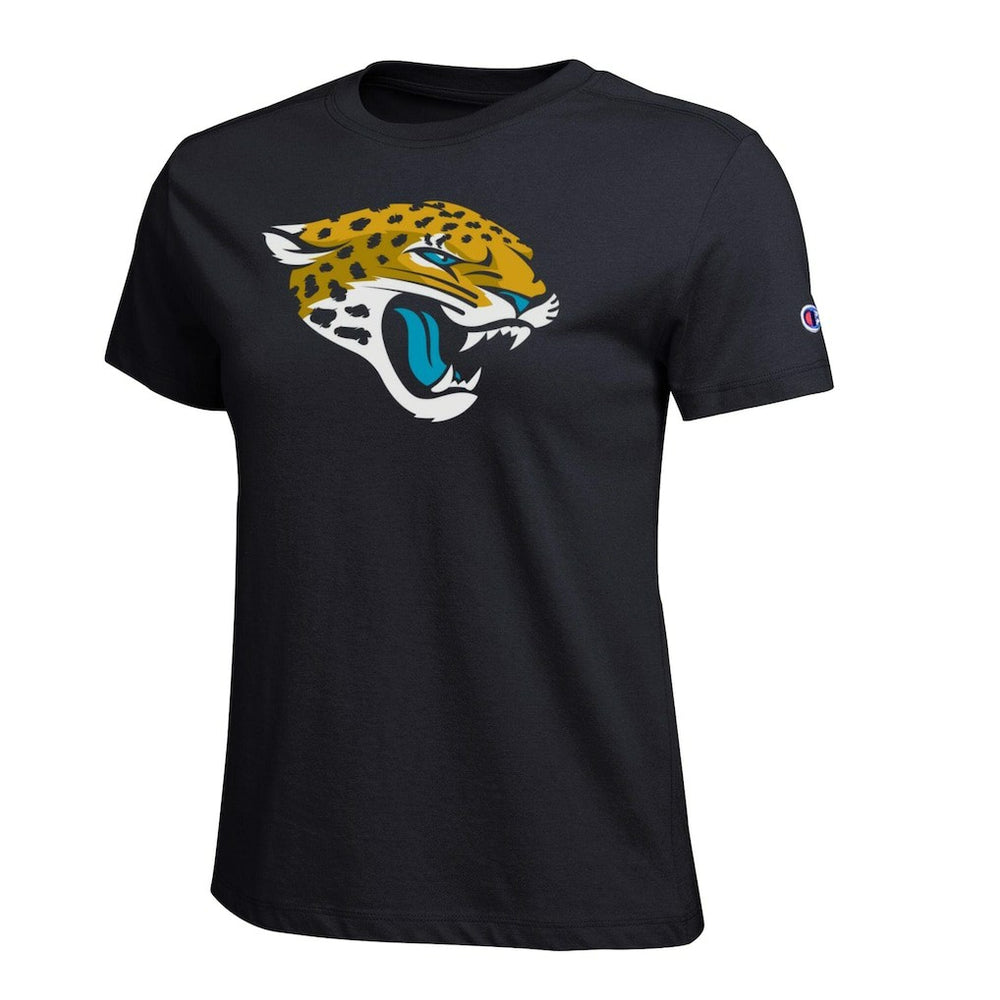 Jacksonville Jaguars Champion Women's Logo T-Shirt - Black T-shirts