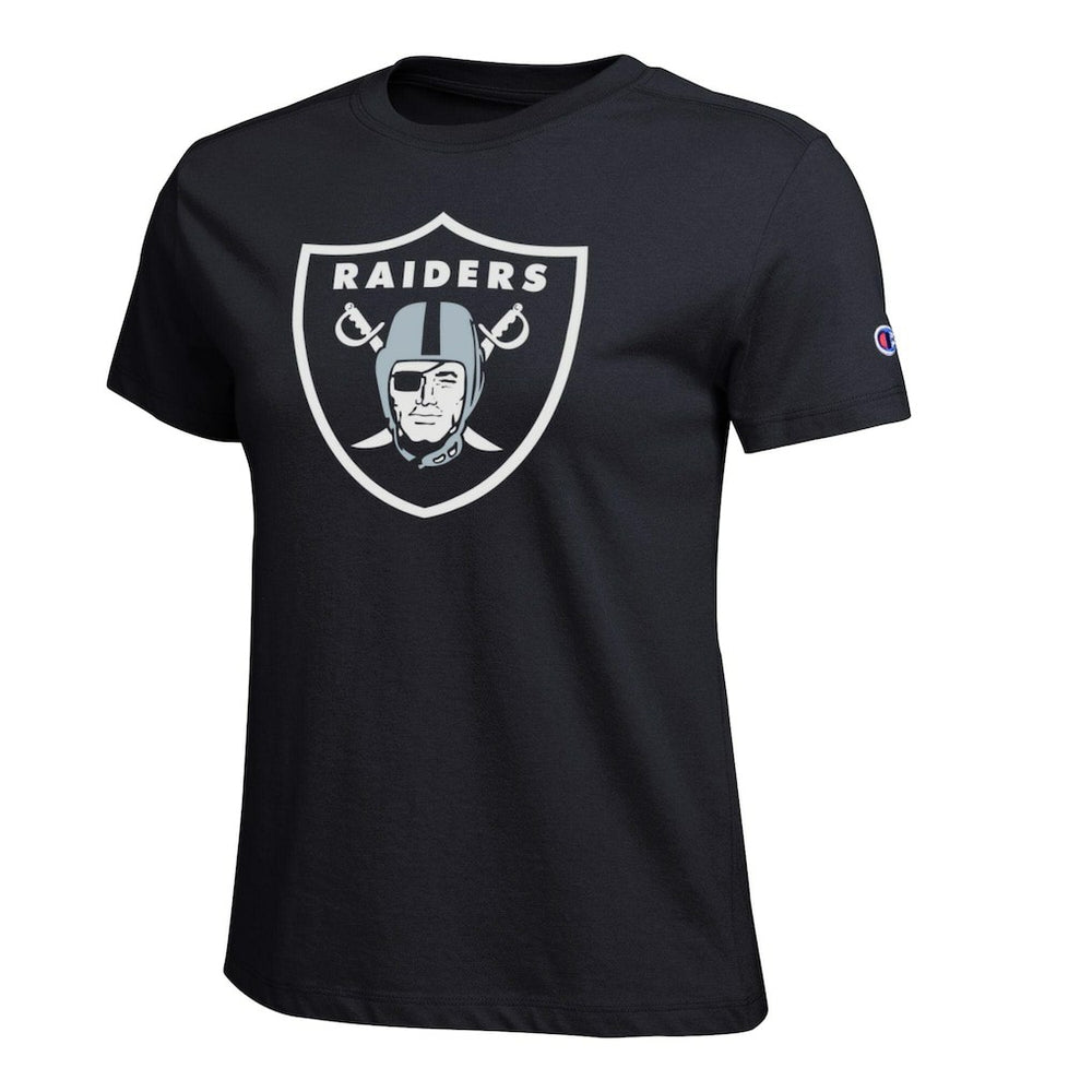 Las Vegas Raiders Champion Women's Logo T-Shirt - Black T-shirts