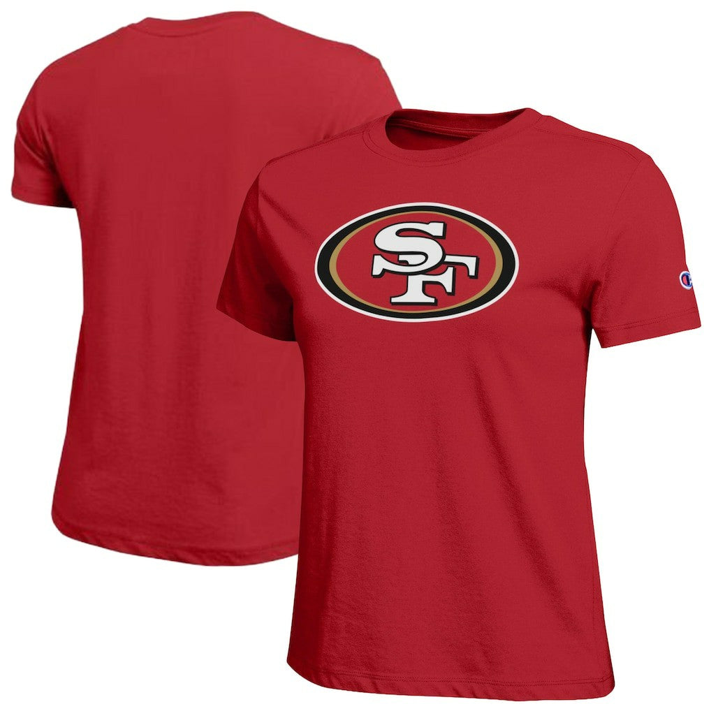 San Francisco 49ers Champion Women's Logo T-Shirt - Scarlet T-shirts