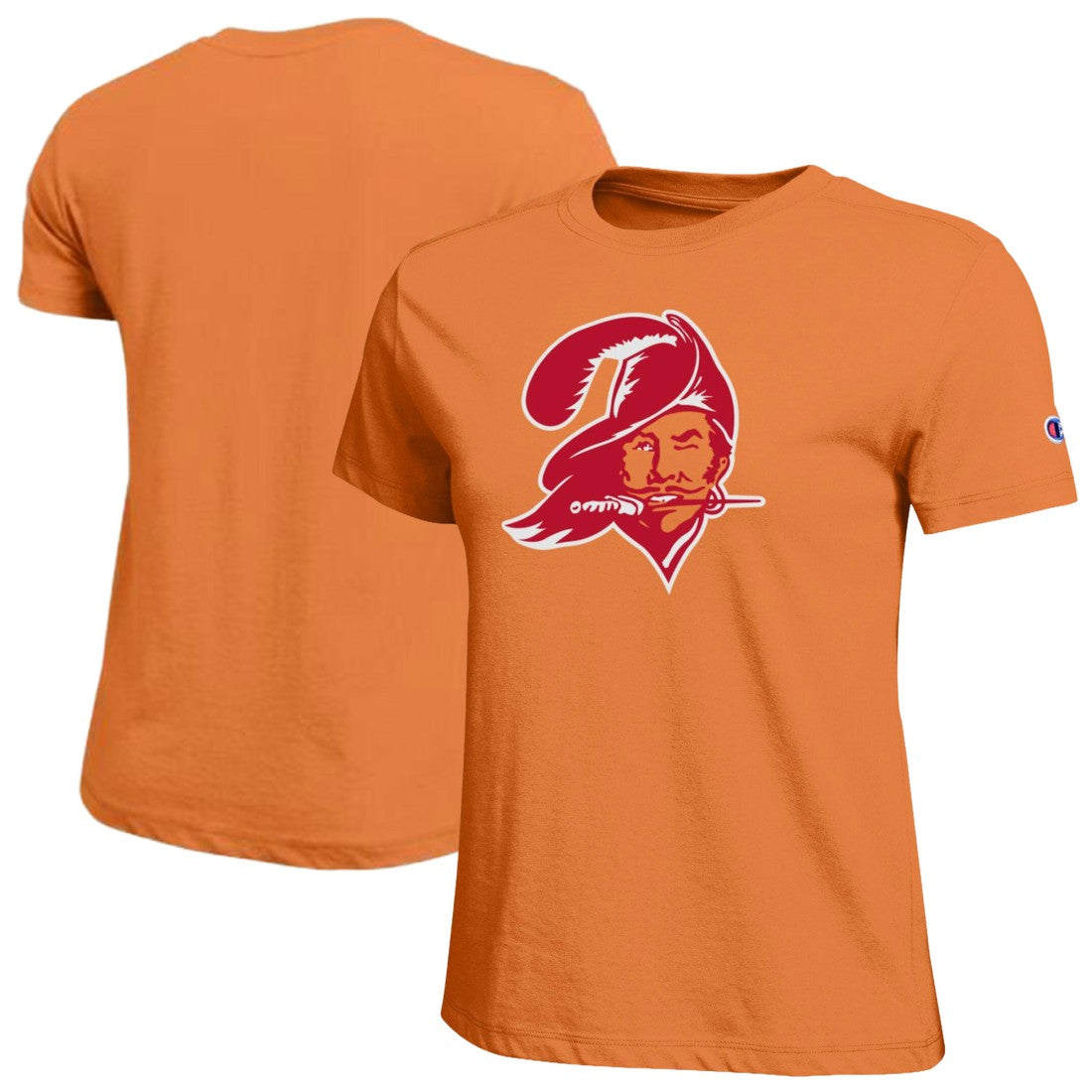 Tampa Bay Buccaneers Champion Women's Logo T-Shirt - Orange T-shirts