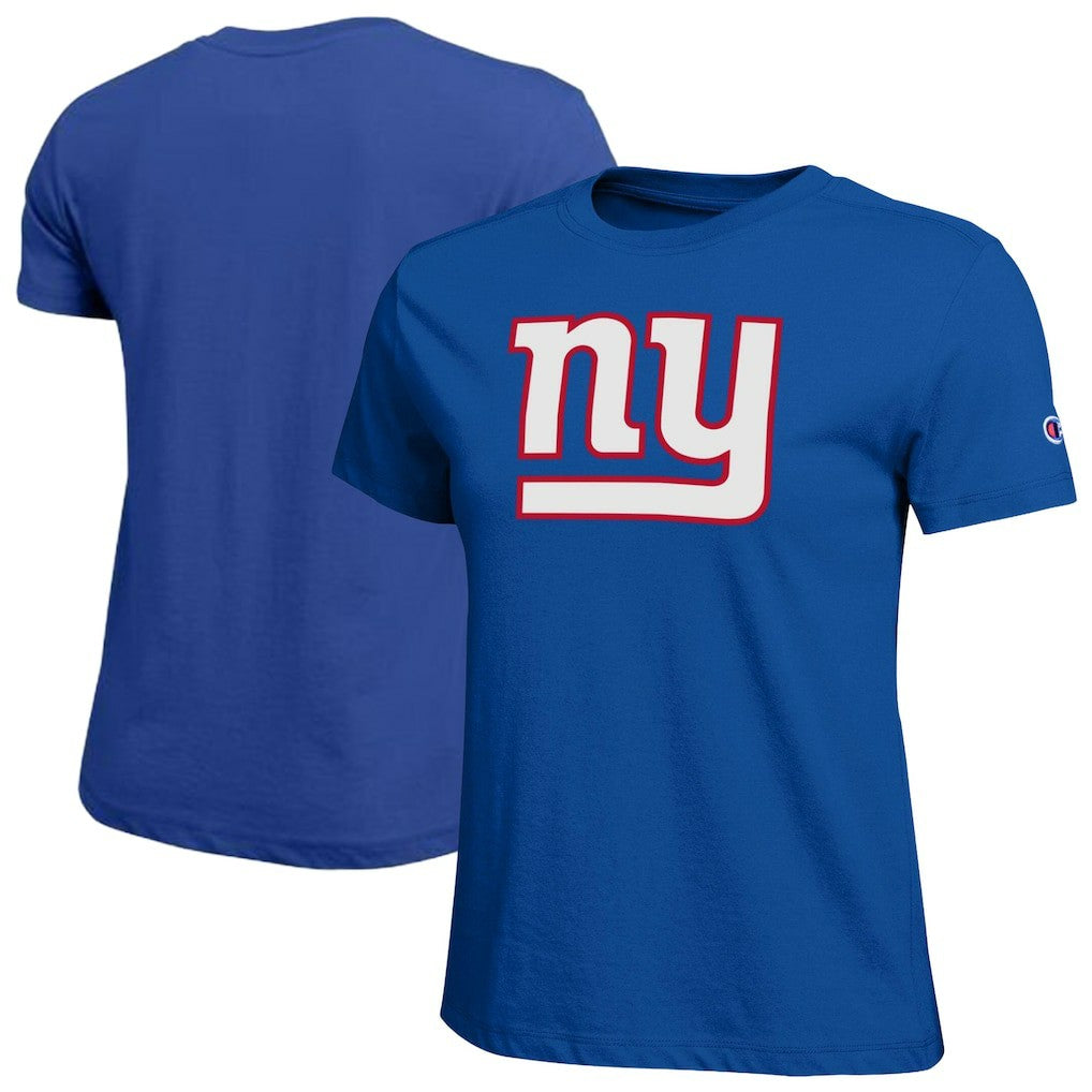 New York Giants Champion Women's Logo T-Shirt - Royal T-shirts