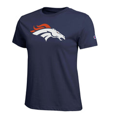 Denver Broncos Champion Women's Logo T-Shirt - Navy T-shirts