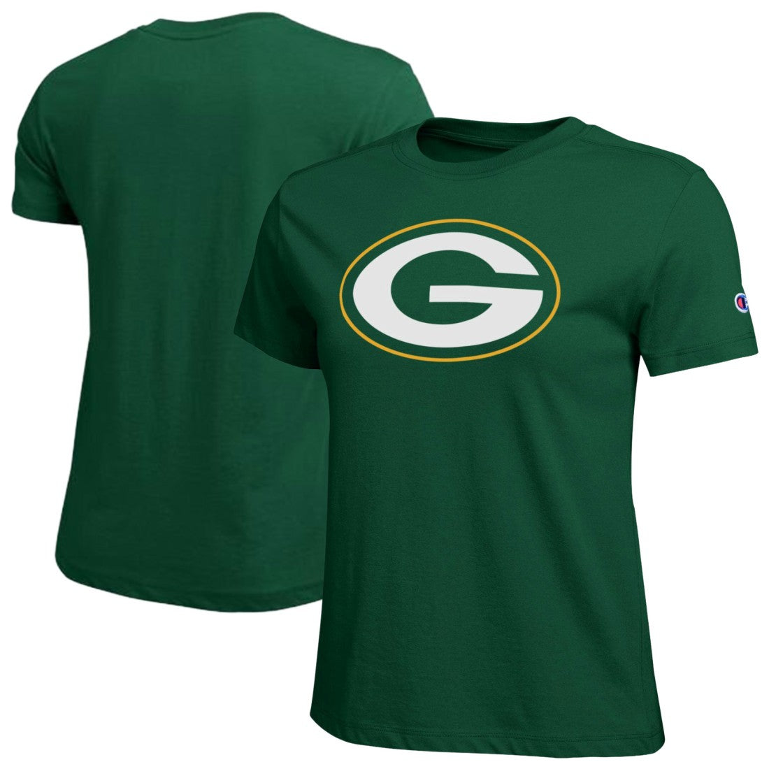 Green Bay Packers Champion Women's Logo T-Shirt - Green T-shirts