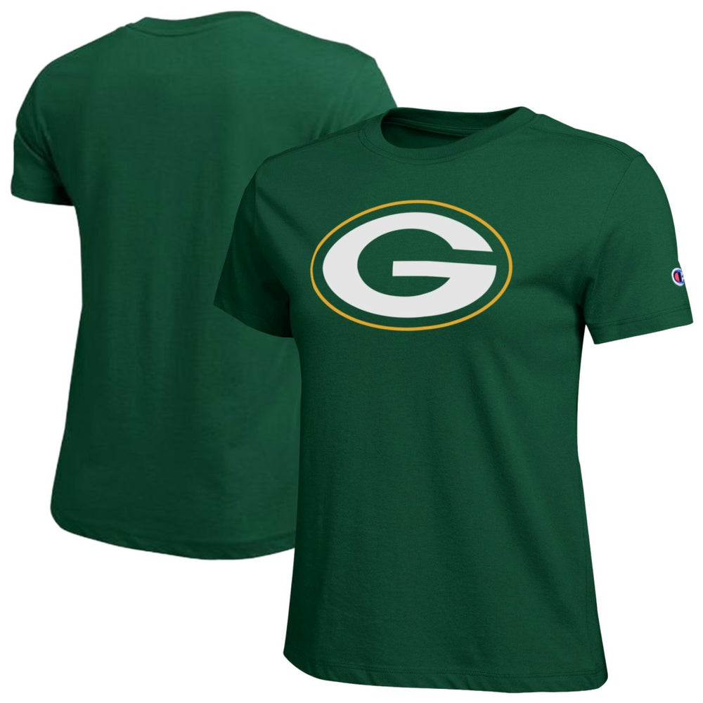 Green Bay Packers Champion Women's Logo T-Shirt - Green T-shirts