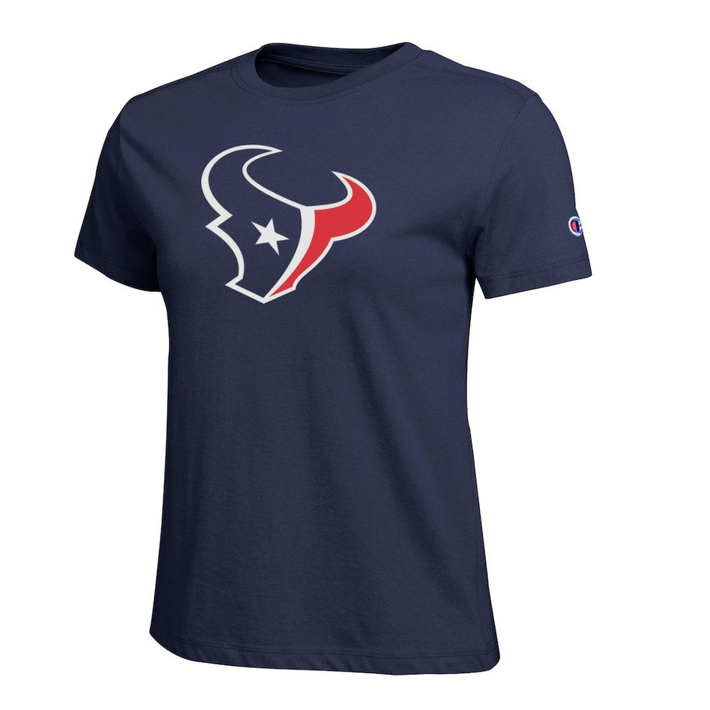Houston Texans Champion Women's Logo T-Shirt - Navy T-shirts