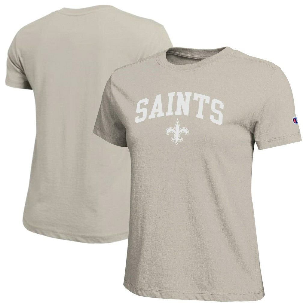 New Orleans Saints Champion Women's Cocoa Butter T-Shirt - Light Brown T-shirts