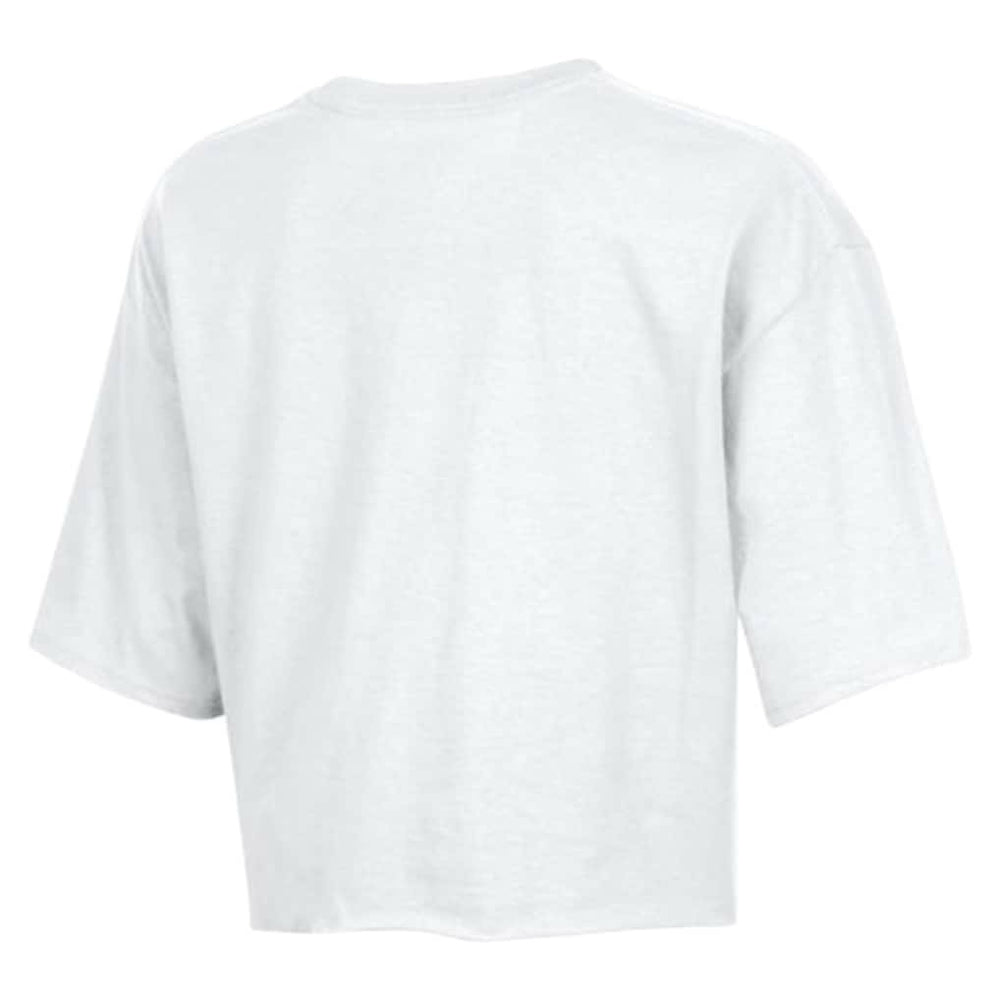New Orleans Saints Champion Women's Boyfriend Cropped T-Shirt - White T-shirts