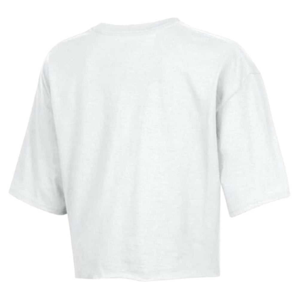 Kansas City Chiefs Champion Women's Boyfriend Cropped T-Shirt - White T-shirts