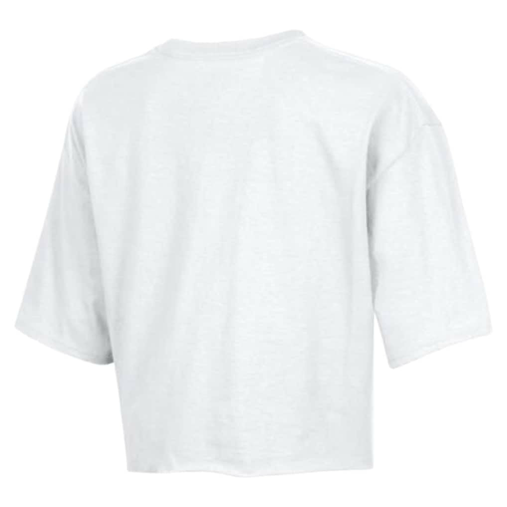 Baltimore Ravens Champion Women's Boyfriend Cropped T-Shirt - White T-shirts