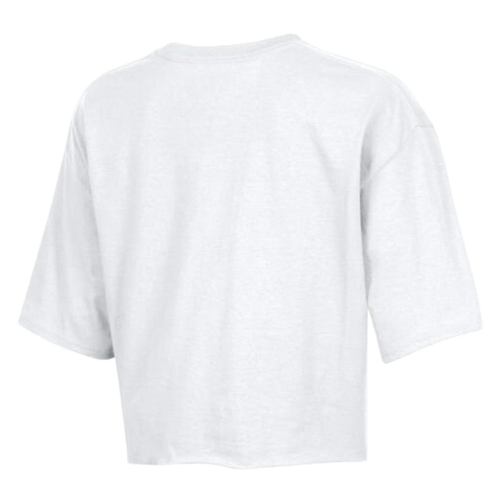 Detroit Lions Champion Women's Boyfriend Cropped T-Shirt - White T-shirts