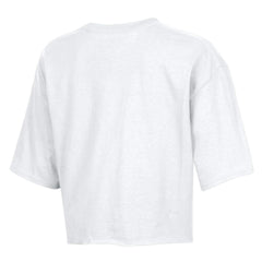 Detroit Lions Champion Women's Boyfriend Cropped T-Shirt - White T-shirts