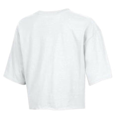 Houston Texans Champion Women's Boyfriend Cropped T-Shirt - White T-shirts