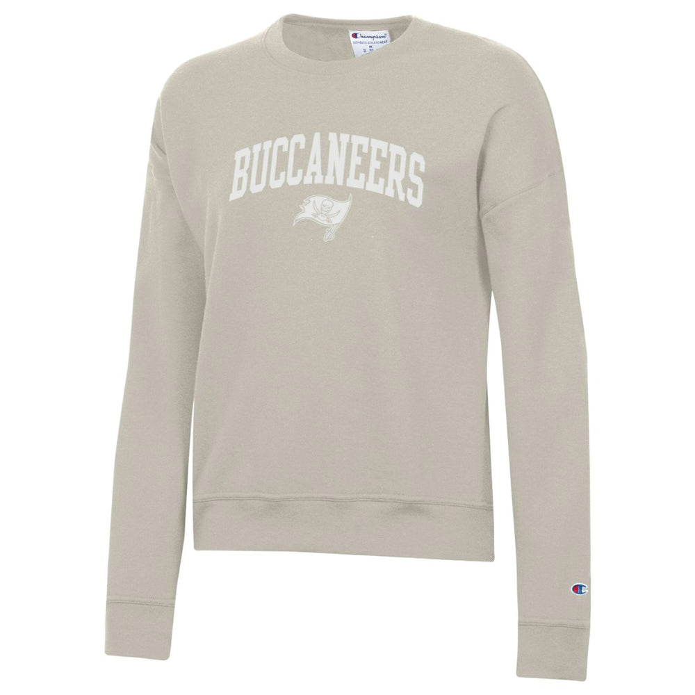 Tampa Bay Buccaneers Champion Women's Powerblend Cocoa Butter Fleece Sweatshirt - Light Brown Sweatshirts