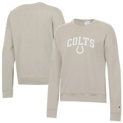 Indianapolis Colts Champion Women's Powerblend Cocoa Butter Fleece Sweatshirt - Light Brown Sweatshirts