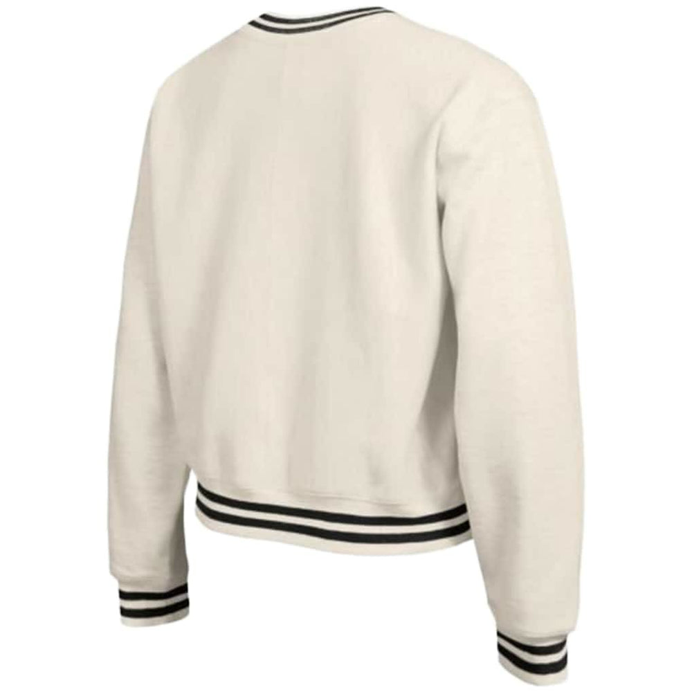 Carolina Panthers Champion Women's Reverse Weave Fleece Sweatshirt - Cream Sweatshirts