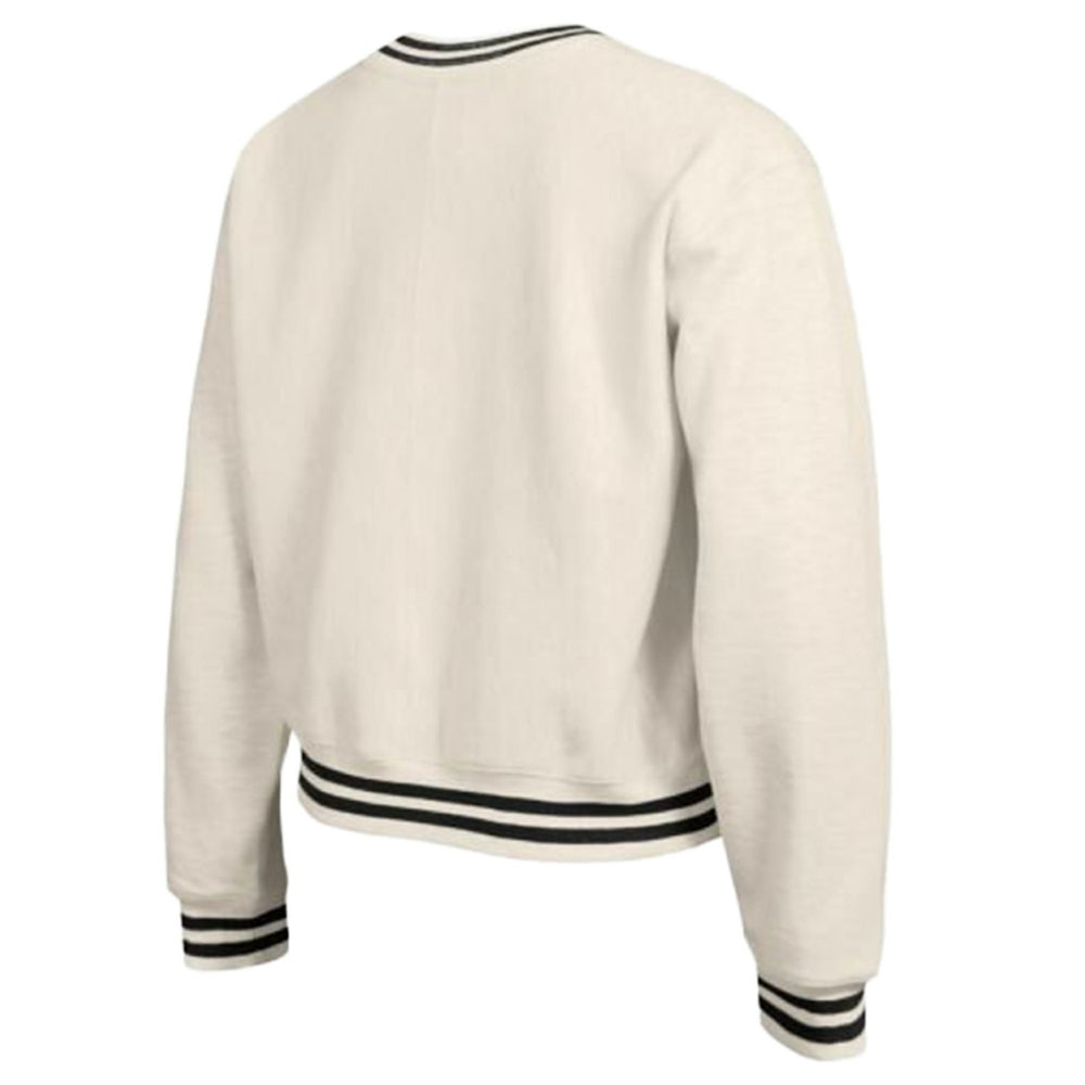 Tampa Bay Buccaneers Champion Women's Reverse Weave Fleece Sweatshirt - Cream Sweatshirts