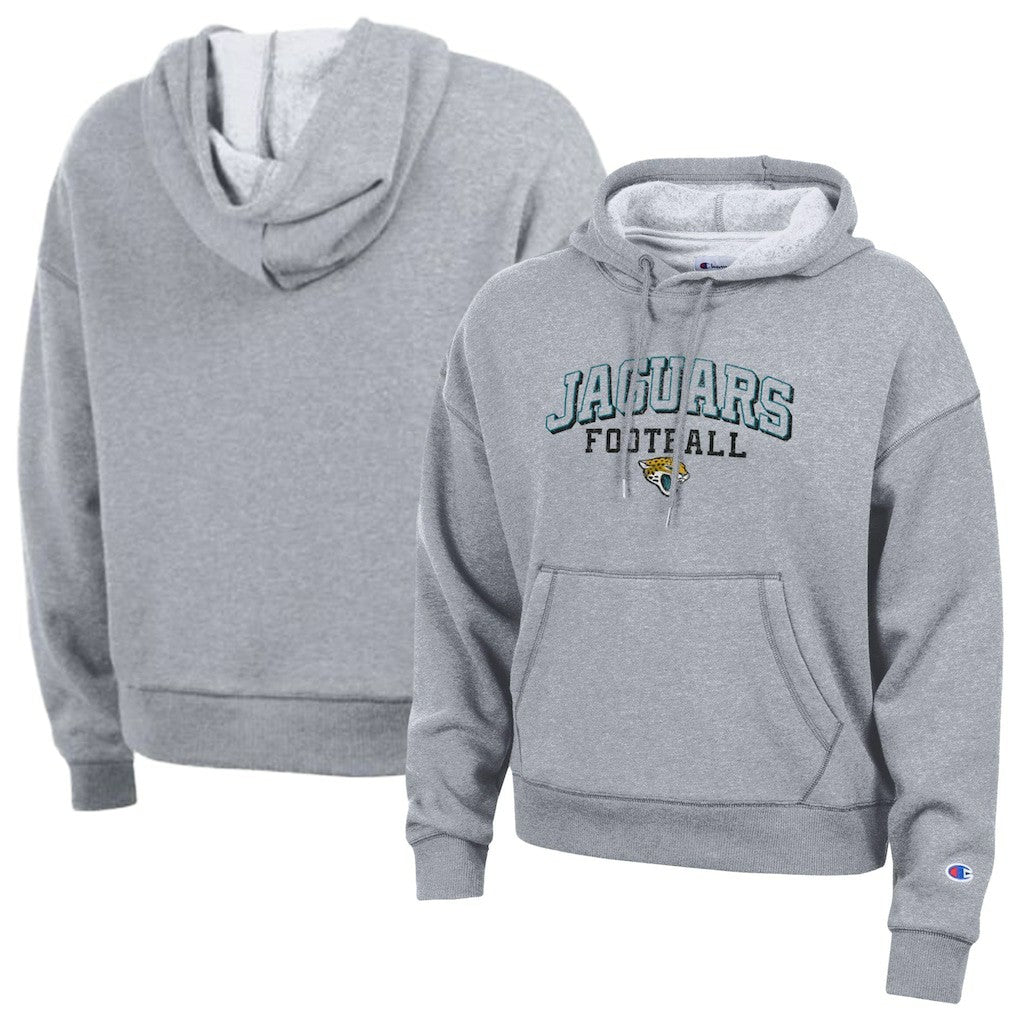 Jacksonville Jaguars Champion Women's Triumph Tri-Blend Hoodie - Gray Hoodies