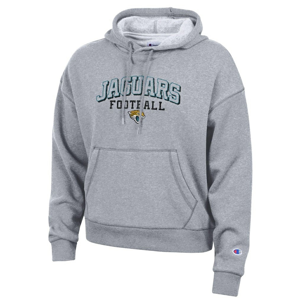 Jacksonville Jaguars Champion Women's Triumph Tri-Blend Hoodie - Gray Hoodies
