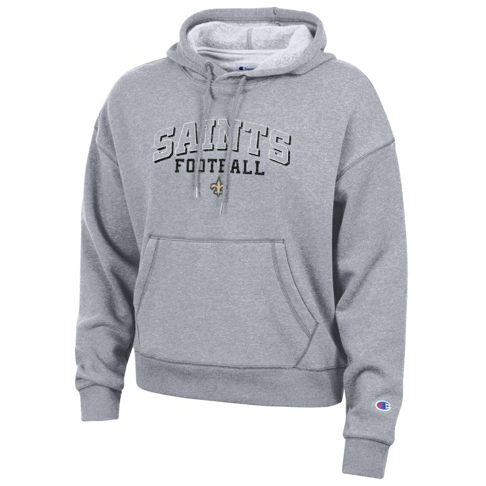 New Orleans Saints Champion Women's Triumph Tri-Blend Hoodie - Gray Hoodies